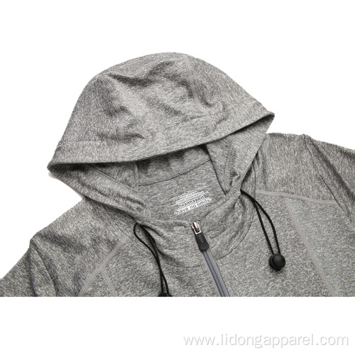 Wholesale Autumn Winter Plain Gym Unisex Hoodie Jacket